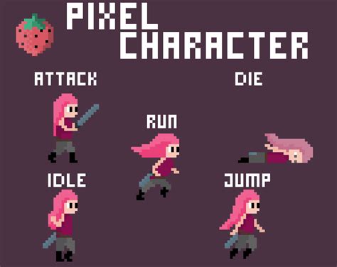 Animated Pixel Character by Fat Berry