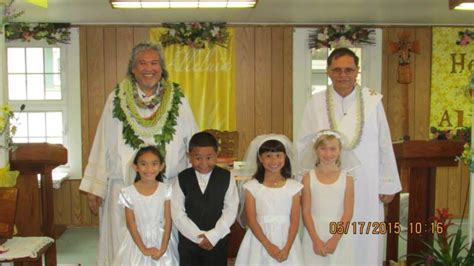 First Holy Communion Saint Rita Catholic Church Nānākuli Hawaii
