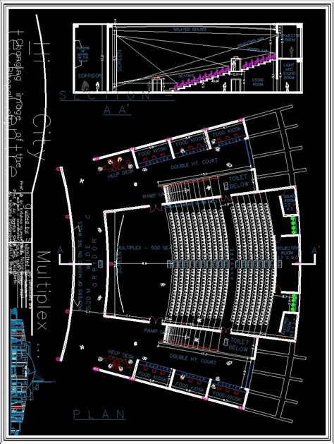 Theater Dwg Full Project For Autocad • Designs Cad 000