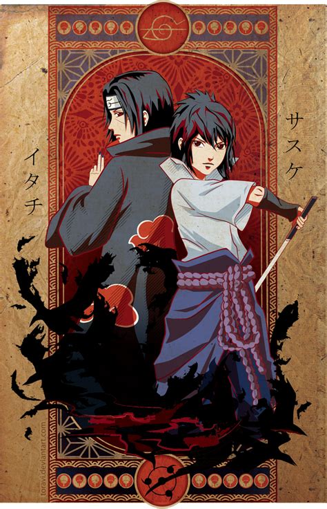 Itachi And Sasuke By Toravi On Deviantart