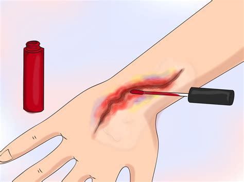 How To Make A Fake Wound Fake Wounds Wound Makeup Fake Scar