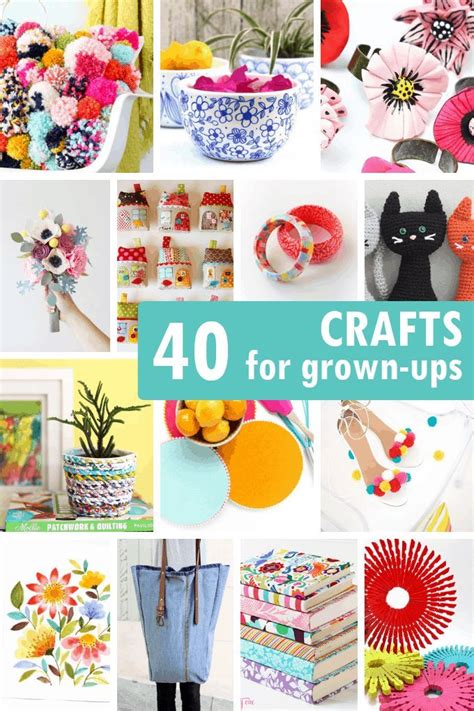 40 Crafts For Adults Including Jewelry Accessories Home Decor Diy Crafts For Adults Crafts