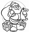 Printable Santa for Kids - Santa Claus Coloring Page - Kaboose.com ...