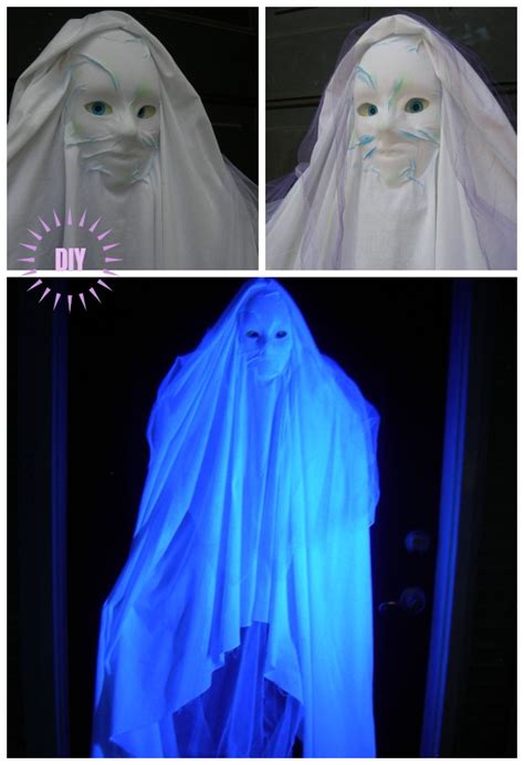 Easy Floating Cheesecloth Ghost Diy Tutorial For Halloween Decor