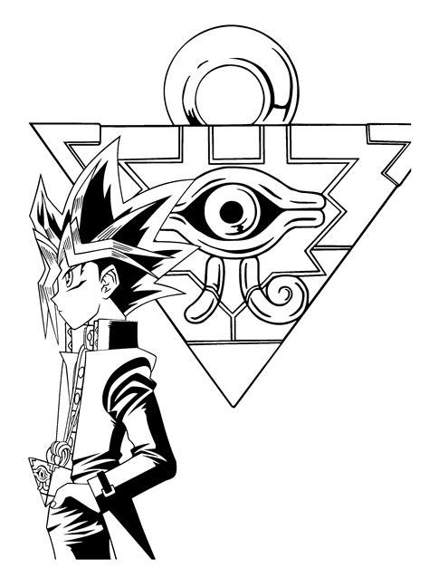 Yugioh Coloring Pages Free Download On Clipartmag