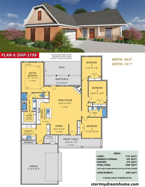 Dream Home Plan 2199 Start My Dream Home