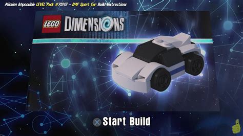 Lego Dimensions Imf Sport Car Build Instructions Mission Impossible