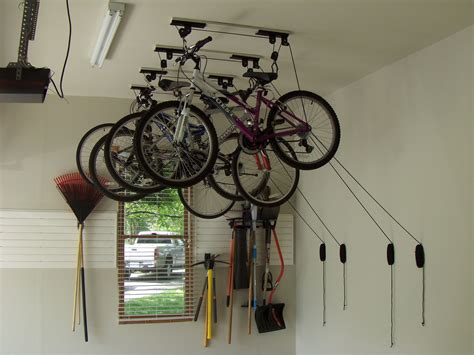 15 Garage Ceiling Bike Storage Ideas