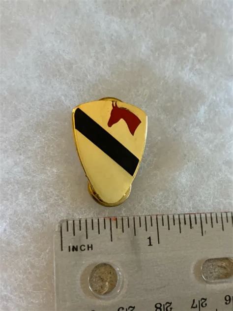 Authentic Us Army 1st Cavalry Regimental Combat Team Rct 1 Insignia Dui
