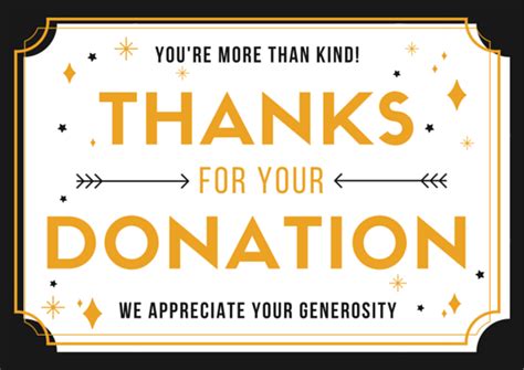Your thank you for the donation message is part of that experience. Thank you to the staff of Franklin Pierce Schools ...