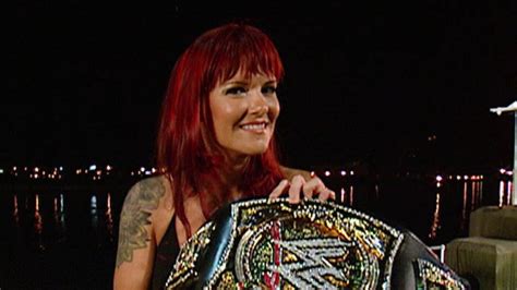Lita Tosses The WWE Championship In The Long Island Sound Raw August
