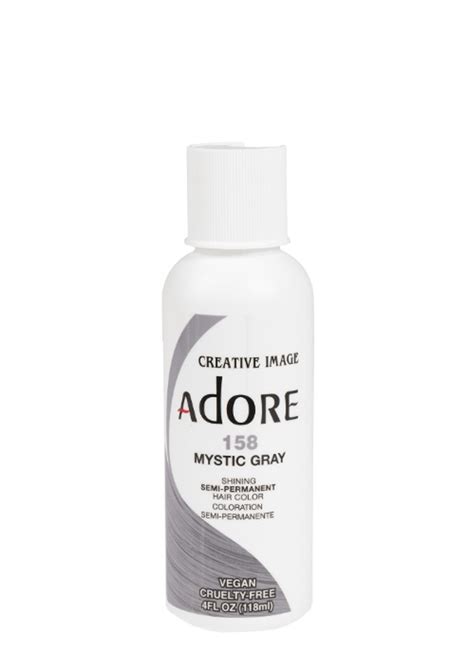 Adore Shining New Semi Permanent Hair Color 158 Mystic Gray