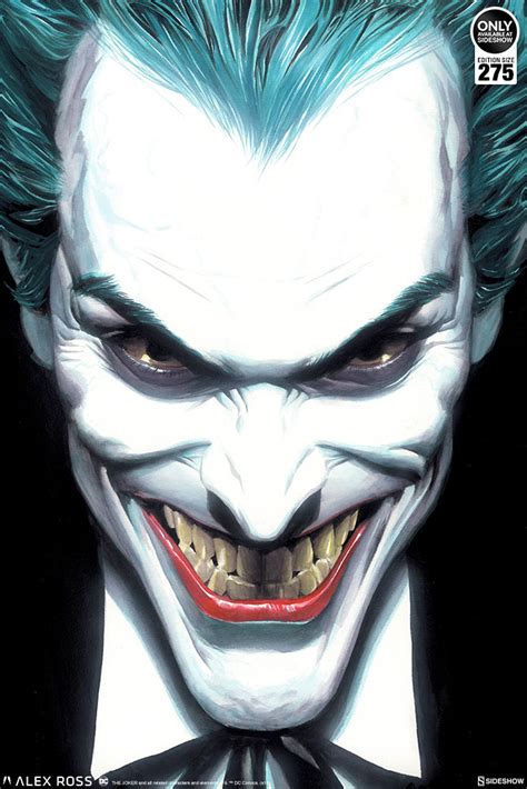 Dc Comics The Joker Portraits Of Villainy Art Print By Alex Sideshow