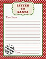 Santa Letter Template Word