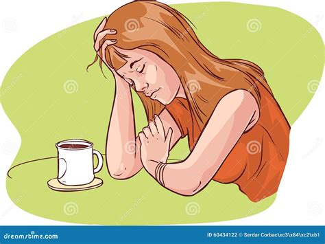 Tired Women Background Vector Illustration 179721884