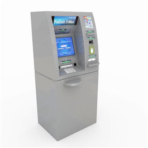 Automated Teller Machine Cash Dispenser Atm Pc2100 Xe 3d