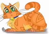 Rusty (from warrior cats) SilverCloud25 - Illustrations ART street