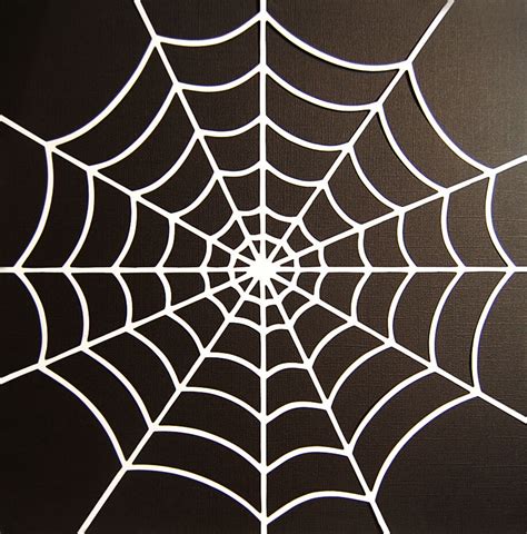 Black and white spider hanging on web, spider web, spider, monochrome, insects, happy birthday vector images png. 5 - 12"x12" White Spiderweb Die Cut Page Background ...