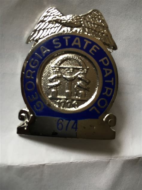 Collectors Badges Auctions Georgia State Patrol Trooper