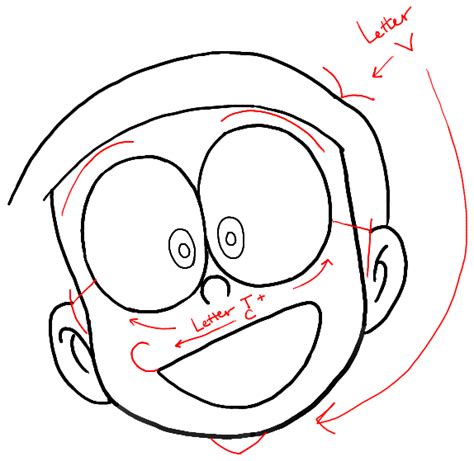 How To Draw Nobita Nobi From Doraemon With Easy Drawing Tutorial How