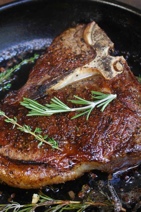 Pan Seared T Bone Steak Recipe Allobricolema