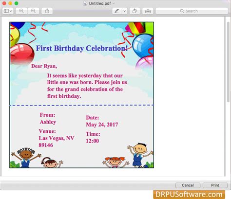 Since you're the host, you have control of when and how things happen. Free Kids Birthday Party Invitation Card Maker Software for Mac