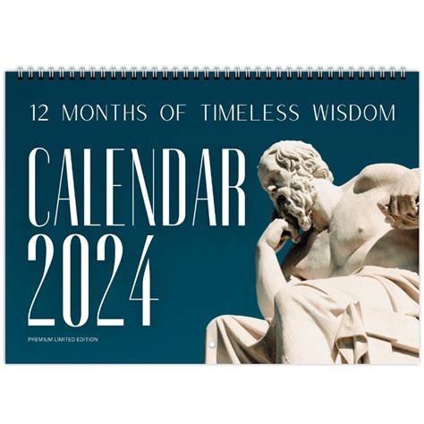 Stoic Philosophy Calendar 2024 Cordi Dolores