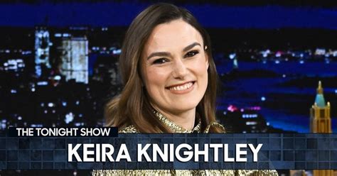 keira knightley reveals why she was embarrassed by bend it like beckham the tonight show