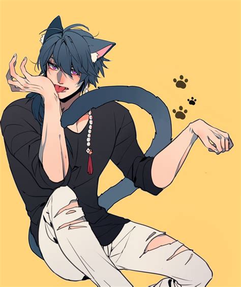 カニ ´；ω； On Twitter Anime Cat Boy Anime Anime Drawings Boy