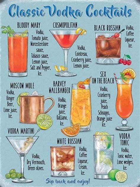 16 Great Cocktail Recipes You Should Know Drinks Alcohol Recipes Classic Vodka Cocktails