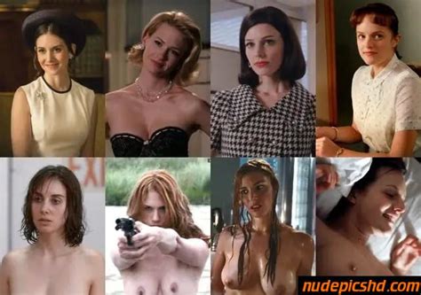 Alison Brie January Jones Jessica Pare Elisabeth Moss Mad Men Girls Nude Leaked Porn Photo