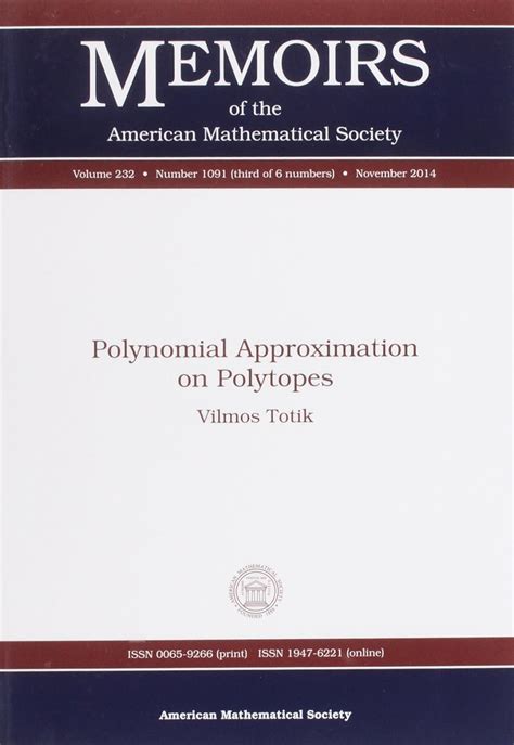 Amazon Polynomial Approximation On Polytopes Memoirs Of The