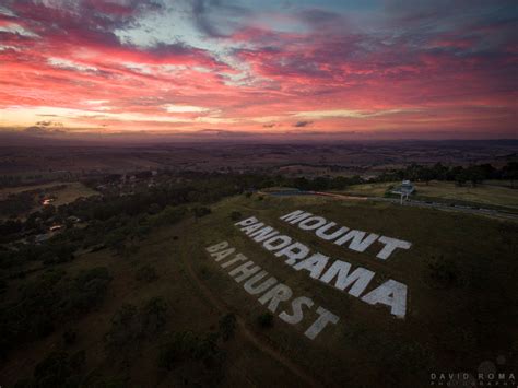 David Roma Photography Aerial Mount Panorama Bathurst Sunrise