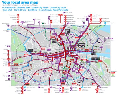 Dublin Busconnects New Routes Breakdown By Map Area And Number