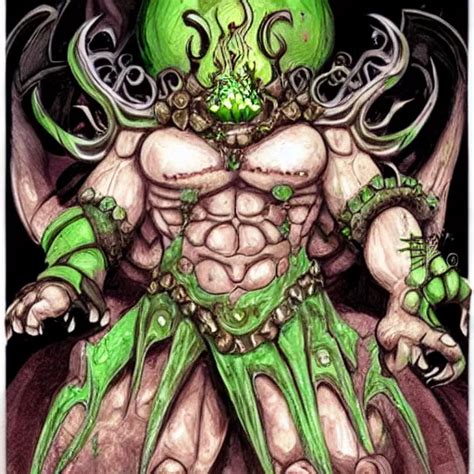 The Chaos God Nurgle Anime Art Style Highly Stable Diffusion Openart