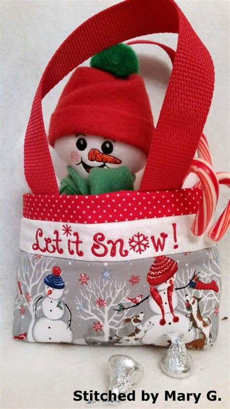 Snow T Bag Ith Omas Place Machine Embroidery