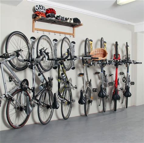 Compact Bike Wall Rack Swivel Vertical Storage Mount Tires Up To 2