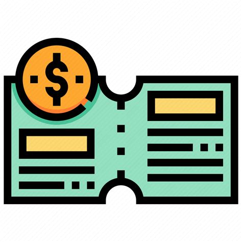 Coupon Dollar Money Ticket Icon Download On Iconfinder