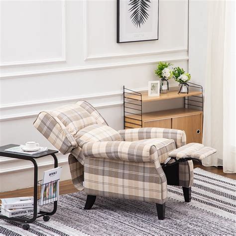 Our recliners are second to none when it comes to quality and style. Plaid Fabric Multi-Functional Recliner Armchair,CHAIRS