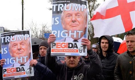 Clashes In Calais As Pegida Protestors Hold Anti Islam Marches Across
