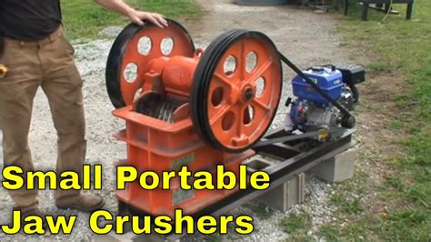 Small Portable Jaw Crusher For Mining Concrete Recycling Rock