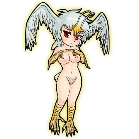 Siren Devilman Devilman Silver Hair 1girl Antennae Breasts