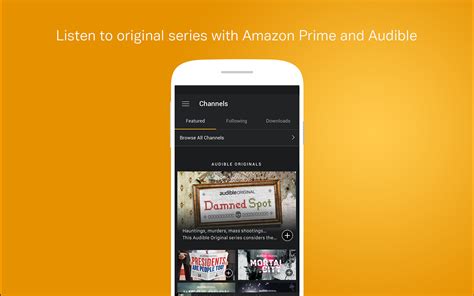 Make sure you have the amazon music app installed if you are new to amazon prime, you may not have already built up a library of music to stream from the app. Amazon.com: Audible for Android: Appstore for Android