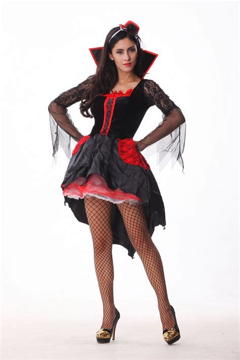 Sexy Lace Witch Costume Fantasia Women Halloween Carnival Cosplay Vampire Witch Fancy Party