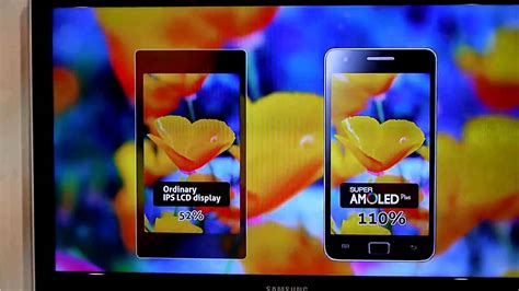Samsung Super Amoled Plus Vs Ips Lcd And Tft Lcd Youtube