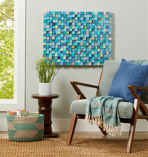 Make Your Own Wood Mosaic Art With Things You Already Have Wood Wall