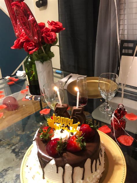Romantic birthday dinner for him | Birthday dinners, Romantic birthday