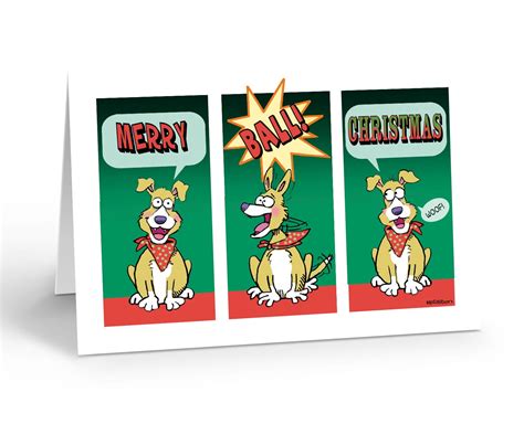 Funny Dog Christmas Card 18 Boxed Cards And Envelopes 20088