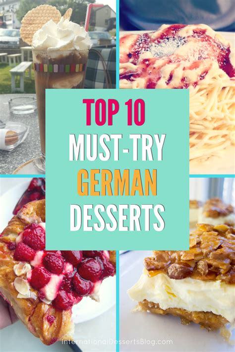 Must Try German Desserts Sweet Treats German Desserts German