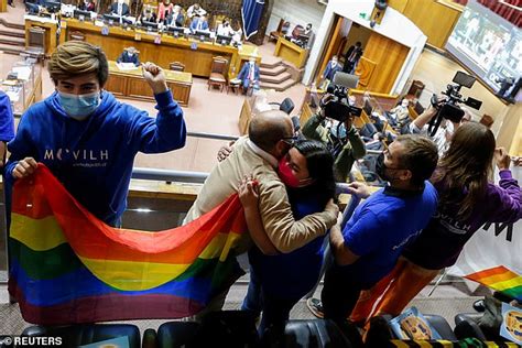 Chile Becomes The Seventh Country In Latin America To Approve Same Sex Marriage Daily Mail Online